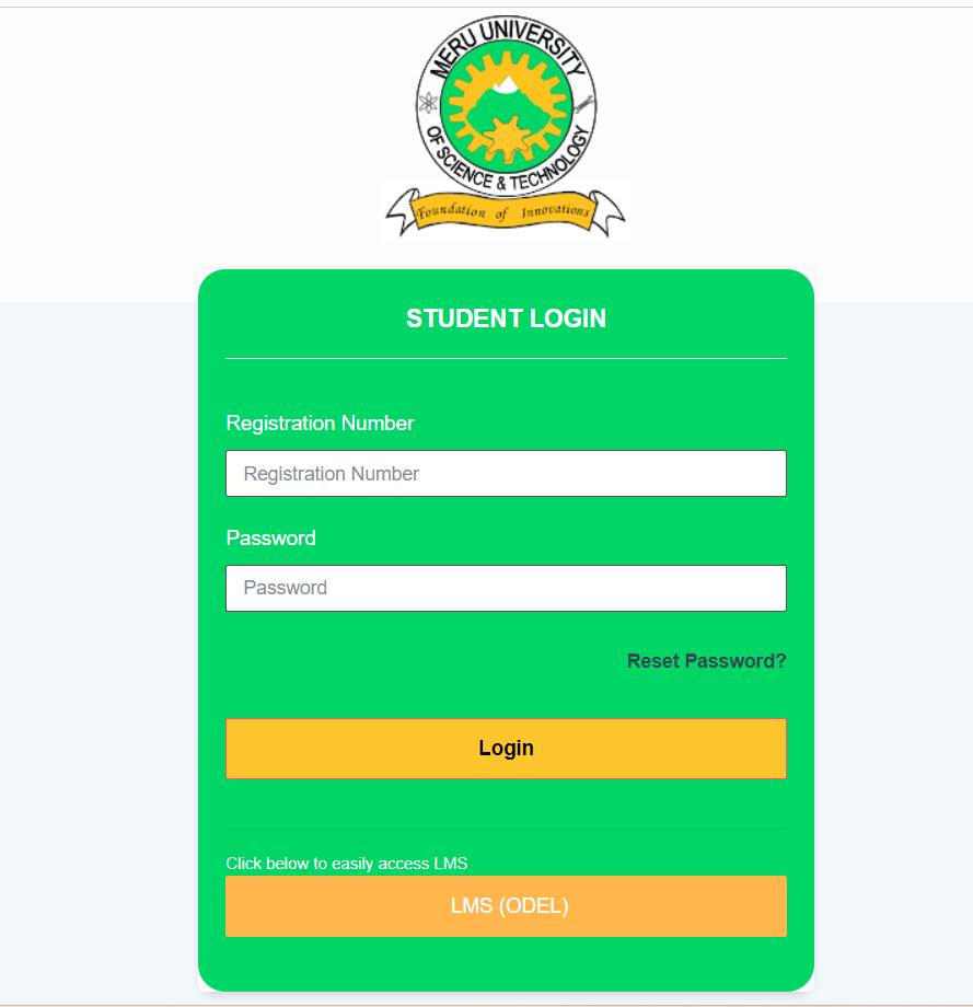 How To Login To The MUST Student Portal