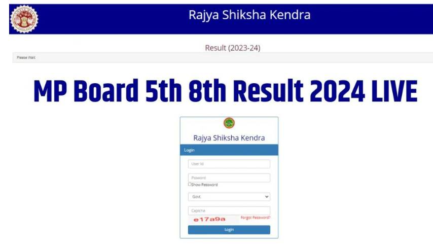 How To Access The RSKMP Board 5th 8th Class Result 2024