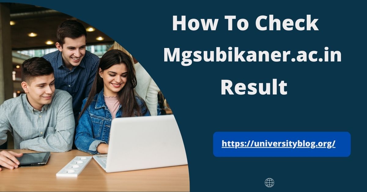 How To Check Www.mgsubikaner.ac.in Result