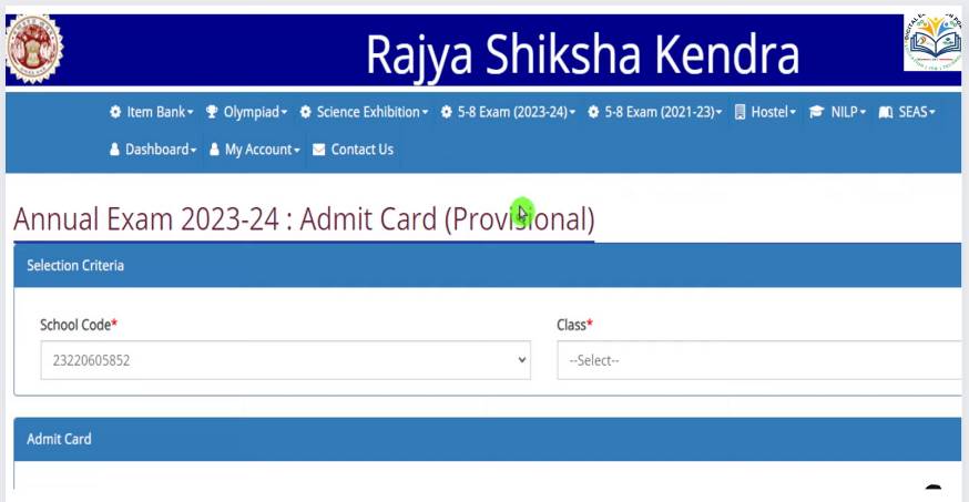 How To Download Rajya Shiksha Kendra Madhya Pradesh Admit Card