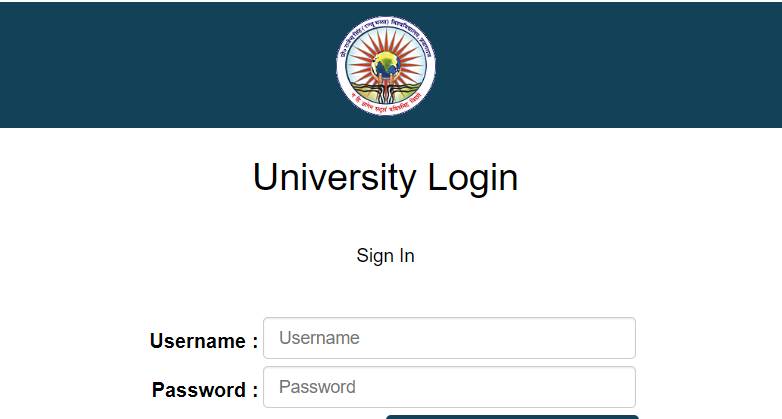 How To Reset The Password For Rajju Bhaiya University Login