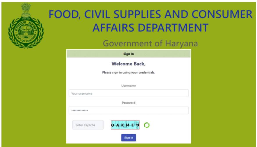 How To Sign Into Epds Haryana Portal For Rc Details?