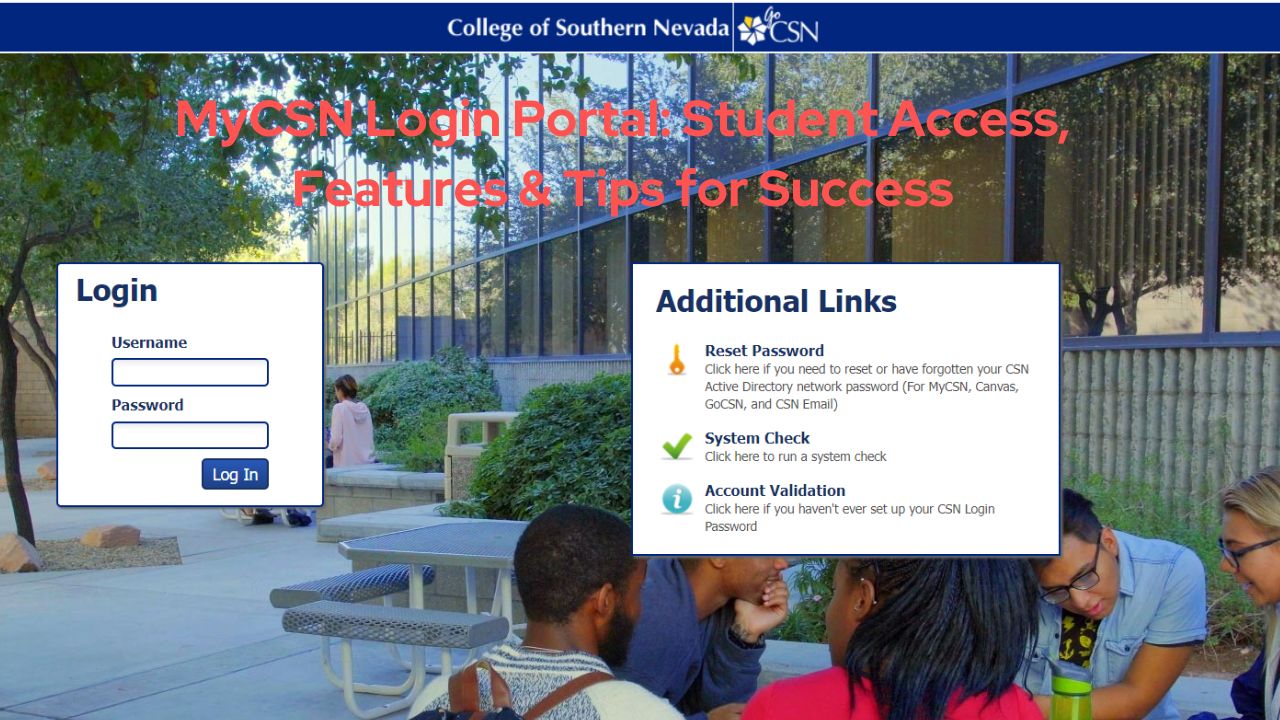 MyCSN Login Portal Student Access, Features & Tips for Success