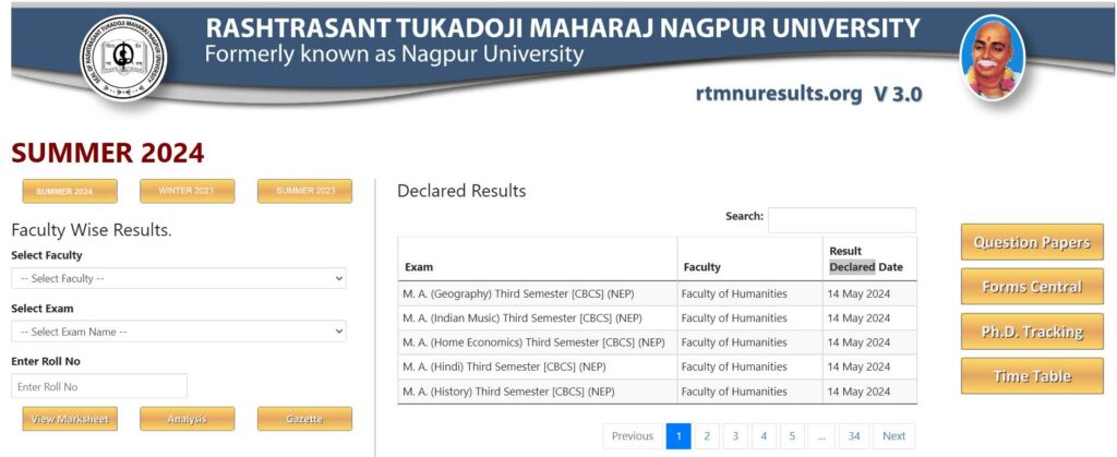 How To Check Rtmnu Result 2024