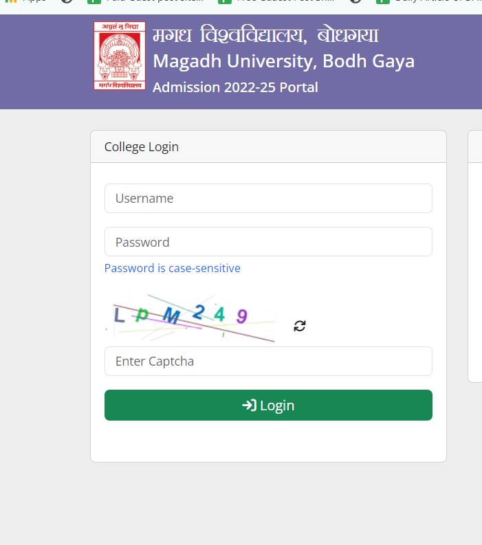 How To Magadh University Login