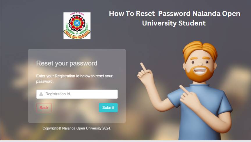 How To Reset Nalanda Open University Student Password