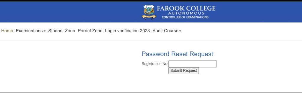 How To Reset The Password For Fcexams Student Login