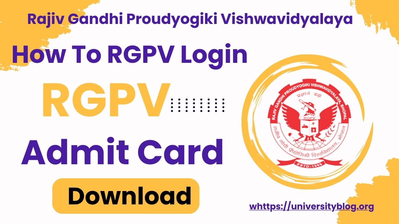 RGPV Login Admit Card, Result, Time Table, Syllabus