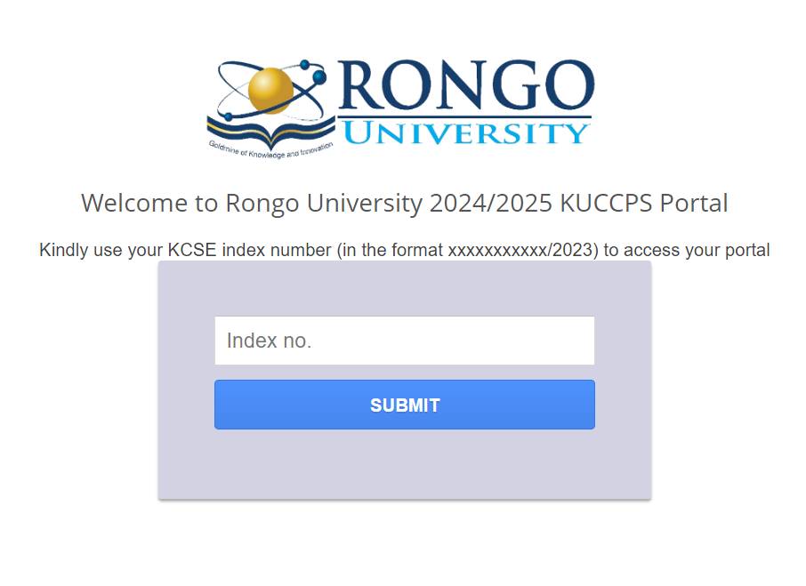 Rongo University Admission Letter Download 2024