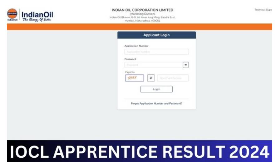 Steps To Check IOCL Apprentice Result 2024