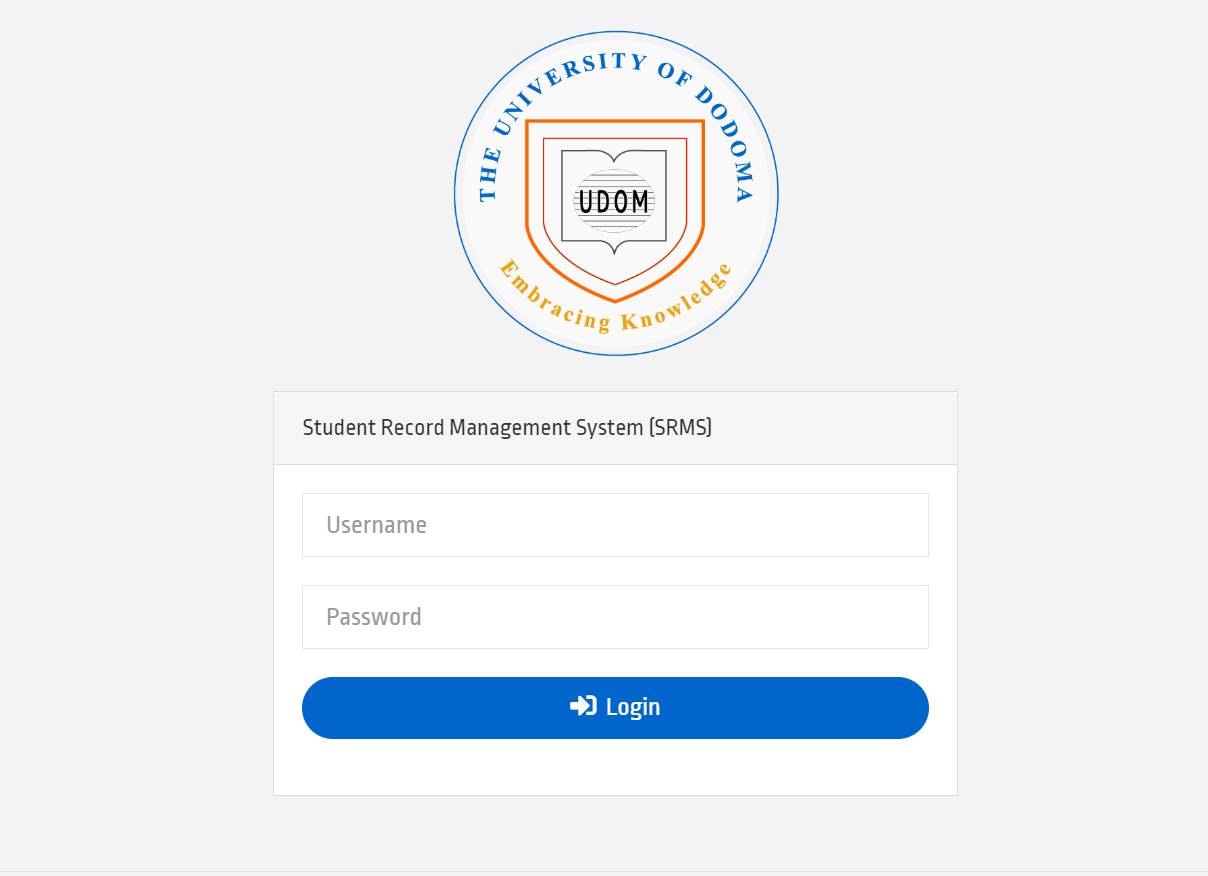 UDOM SR2 Login: Result, Admission App Download