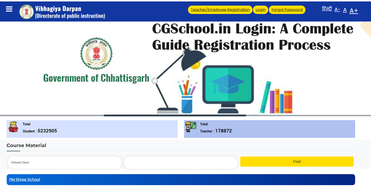 CGSchool.in Login: A Complete Guide Registration Process