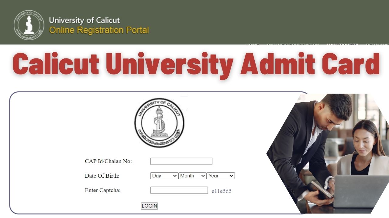 Calicut University Admit Card Hall Ticket, Registration & Login