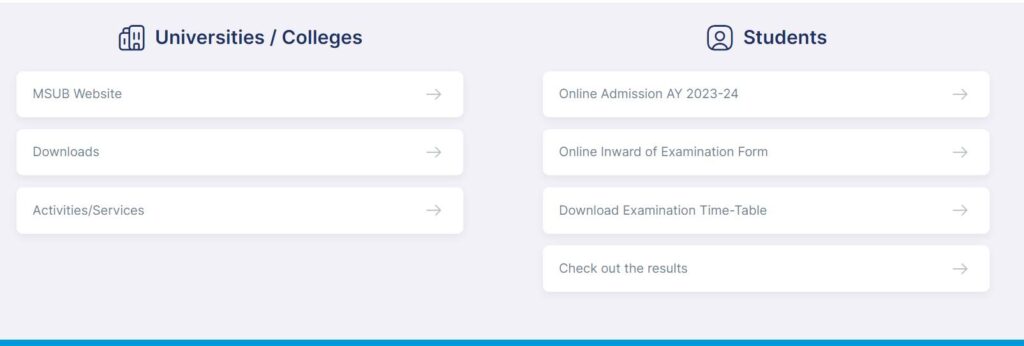 How To Apply For Maharaja Sayajirao University Admission