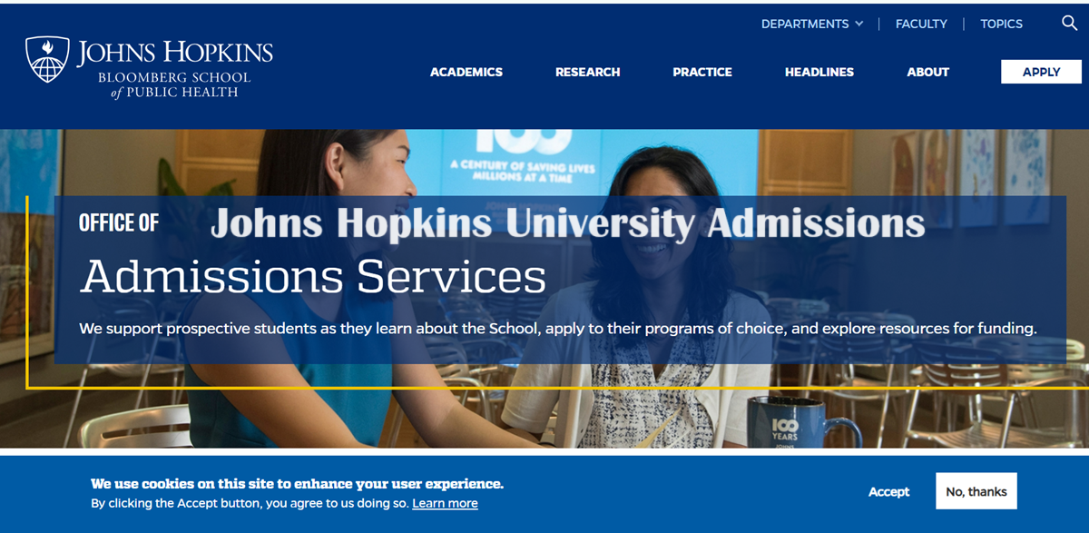 Johns Hopkins University Admissions: Login, Fees, Acceptance Rate