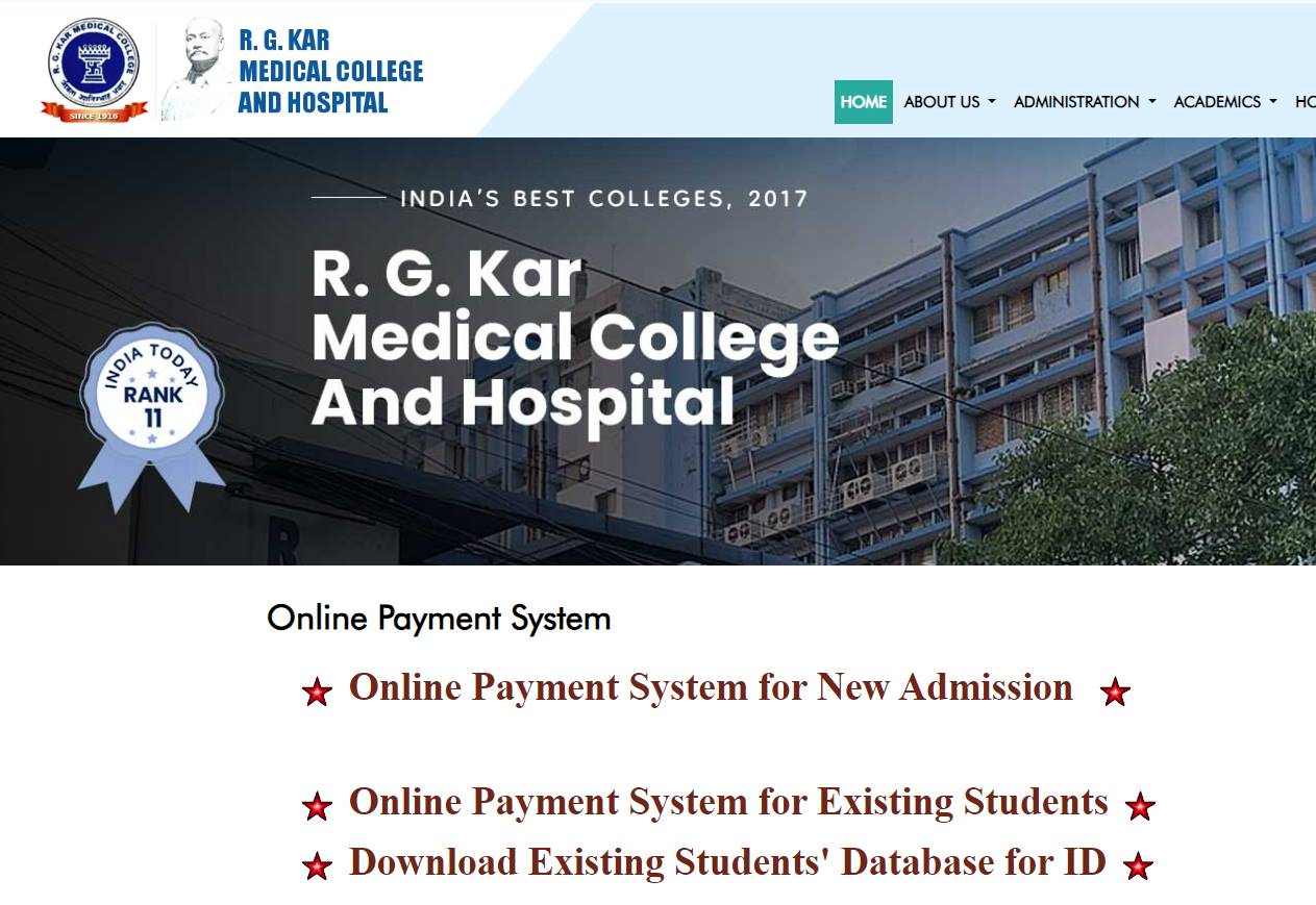 RG Kar Medical College Admission: Courses Fees