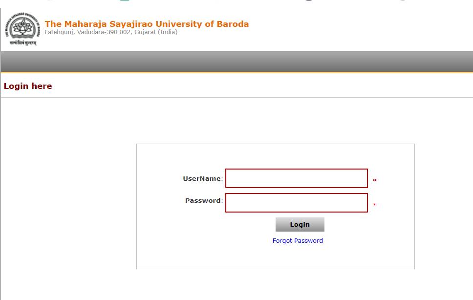 University Login